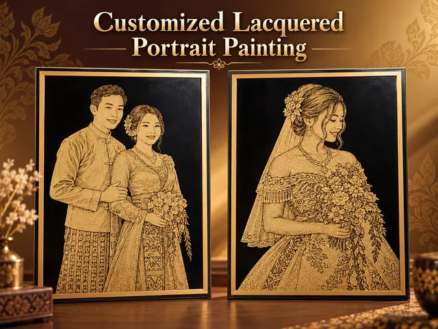 Customized Lacquered Protrait Painting